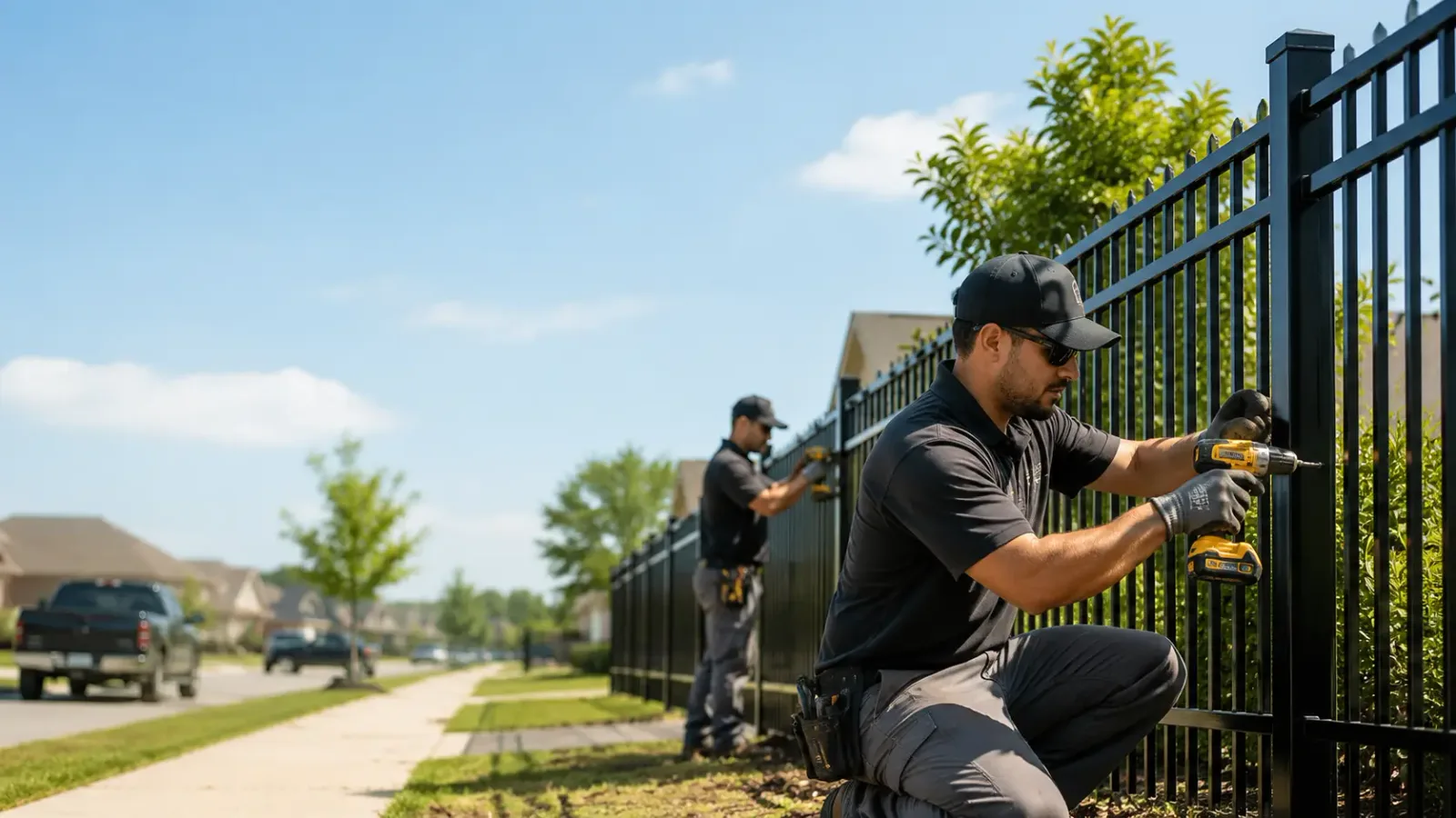 Metal Fence Installation in Quail, TX